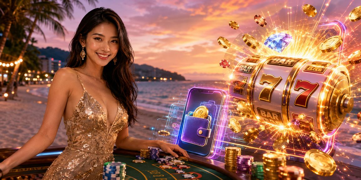 Pemain Pulau Pinang bermain permainan slot dewi11 menggunakan aplikasi mudah alih