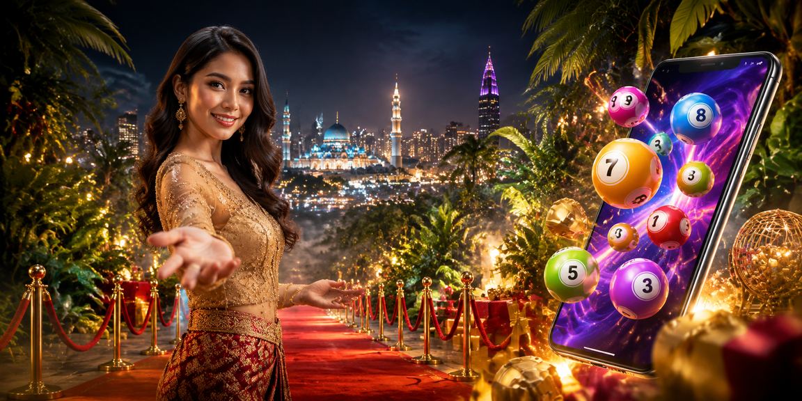 Paparan permainan lotteri dan jackpot dalam talian bergaya Malaysia di Selangor